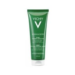 Vichy Normaderm 3 en 1 Exfoliant + Nettoyant + Masque 125 ml - Tube 125 ml