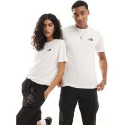 The North Face - Simple Dome - T-shirt Ã logo - Blanc Blanc XL unisex