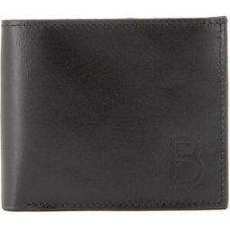 Porte feuille à deux volets cuir lisse 11x10cm Homme BILL TORNADE