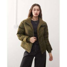 Wrangler - Doudoune courte - Vert Vert M female