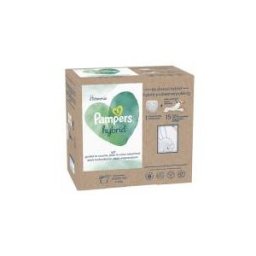Pampers Harmonie Hybrid - Starter Kit 1 Couche Lavable + 15 Coeurs Absorbants Jetables (3-16 Kg) - Boîte 1 couche + 15 cœurs jetables