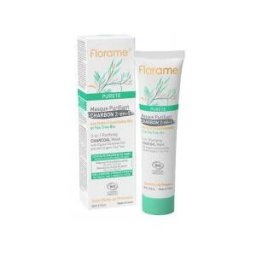 Florame Masque Purifiant Charbon 2 en 1 - Tube 65 ml