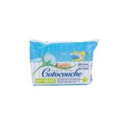 Cotocouche Inserts en Coton - Taille 1 - Paquet 30 couches