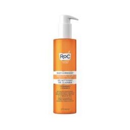 Roc Renouveau + Éclat Gel Nettoyant Visage 177 ml - Flacon-Pompe 177 ml