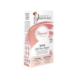 Les couleurs de Jeanne Soin Henné Neutre 100% Végétal Bio - Boîte 2 sachets de 50 g + accessoires