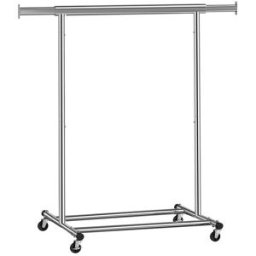 SONGMICS Portant à vêtements mobile avec tringle extensible
