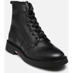HILFIGER COMFORT LWT LTH BOOT par Tommy Hilfiger Noir 40 Homme