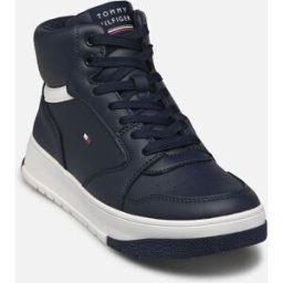 Mid cutlace-up sneaker A par Tommy Hilfiger Bleu 31 Enfant