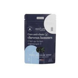 Epycure Cure Anti Chute de Cheveux - Hommes - 1 Mois - X60 Gélules - 2/Jour - Doypack 60 gélules