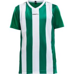 Maillot enfant Craft progress stripe Vert 6/8 ans Mixte