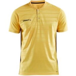 Maillot Craft pro control button Jaune 3XL Homme