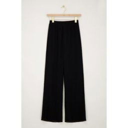 Pantalon noir plissé ample My Jewellery Noir M femme