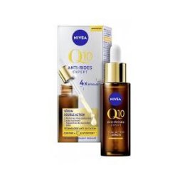Nivea Q10 Anti-Rides Expert Sérum Visage Double Action Glycation 30 ml - Flacon compte goutte 30 ml