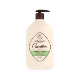 Rogé Cavaillès Gel Bain et Douche Amande Verte Peaux Sensibles 1 L - Flacon-Pompe 1000 ml