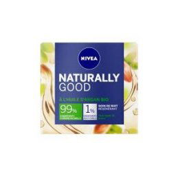 Nivea Naturally Good Crème Visage Nuit Régénérante Huile Argan 50 ml - Pot 50 ml
