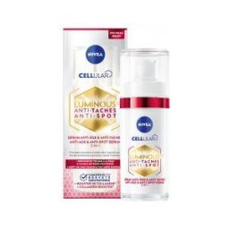 Nivea Cellular Luminous630 Sérum Anti-Âge et Anti-Taches 2en1 30 ml - Flacon-Pompe 30 ml