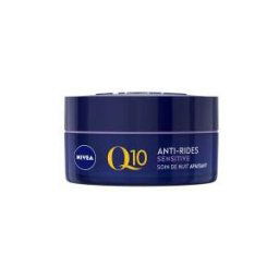 Nivea Q10 Anti-Rides Sensitive Apaisant Crème Visage Nuit Peaux Sensibles 50 ml - Pot 50 ml
