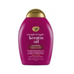 Ogx Shampoing Huile de Kératine Cheveux Abîmés & Cassants 385 ml - Flacon 385 ml