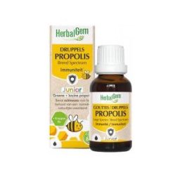 Herbalgem Propolis Junior Gouttes Bio Dès Les Premiers Signes du Refroidissement 15 ml - Flacon 15 ml