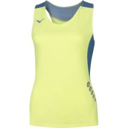 T-shirt sans manche femme premium Mizuno JPN Jaune M Femme
