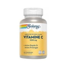 Solaray Vitamine C - 1000 mg - 100 Unités - Boîte 100 comprimés