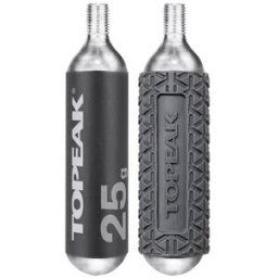 Cartouche de CO2 Topeak 25g (x2) Argent