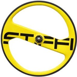 Roue arrière Stiffi 2 Spoke Track Jaune