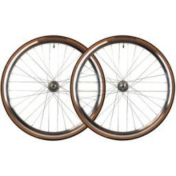 Paire de Roues Santafixie 30mm Argent + Chambres à air + Pneus Classic