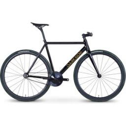 Vélo de piste Darkside Mannheim Cross FB AL Noir Brillant