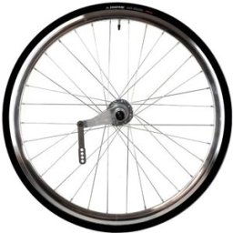 Roue Arrière Rétropédalage Santafixie 30mm + Chambre à air + Pneu Argent