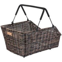 Panier Basil Cento Rattan Look MIK Arrière Marron
