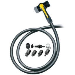 Kit gonflage Topeak TwinHead Tête + tuyau Noir