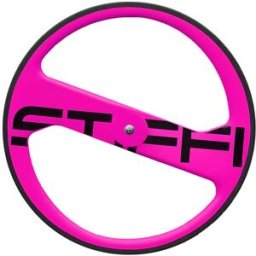 Roue avant Stiffi 2 Spoke Track Rose Fluo