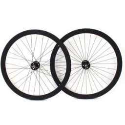 Paire de Roues Fixie H+Son Formation Face Noir