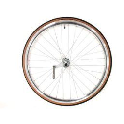 Roue Arrière Rétropédalage Santafixie 30mm + Chambre à air + Pneu Argent Classic