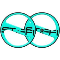 Paire de roues Stiffi 2 Spoke Track Turquoise