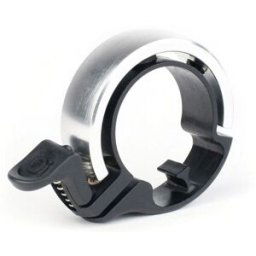 Sonnette Knog OI Classic Grand Argent/Noir