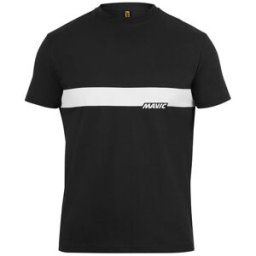 T-shirt Mavic Corporate Stripe Tee Noir