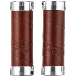 Poignées Brooks Slender 100mm-100mm Marron