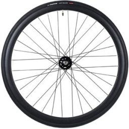 Roue Avant Santafixie 30mm + Chambre à air + Pneu Noir