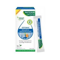 Phytosun Arôms Brûlures d'Estomac et Remontées Acides 15 Sachets Liquides - Boîte 15 Sachets Liquides