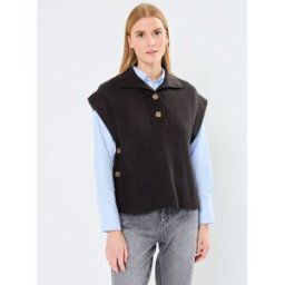 BYMILONE POLO VEST - par B-Young Gris M Accessoires