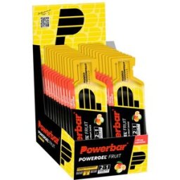 Gel énergétique PowerBar Powergel Fruit Mangue Fruit de la Passion x24