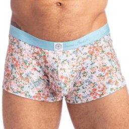 L'Homme invisible Shorty Hipster Push-Up Lit de Fleurs Blanc S