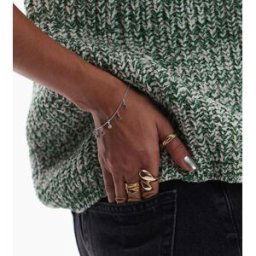 Seol Gold Seol + Gold - Bracelet en argent massif avec breloques disques-ArgentÃ© ArgentÃ© No Size female