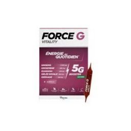 Vitavea Force G Vitality Énergie au Quotidien 10 Unités - Boîte 10 ampoules de 10 ml