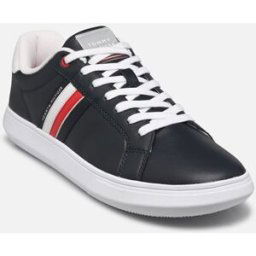 Essential Leather Cupsole AH24 par Tommy Hilfiger Bleu 43 Homme