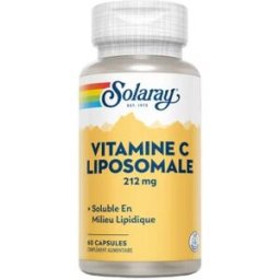 Solaray Vitamine C Liposomale 212mg 60 Capsules