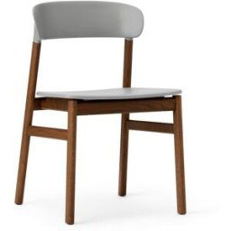 Normann Copenhagen Chaise Herit chêne fumé Gris