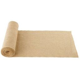 VEVOR Rouleau de Toile de Jute pour Artisanat Plantes Arbres 355 mm x 9,1 m